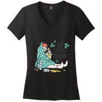 Not Lucky But Drunk Women's V-Neck T-Shirt