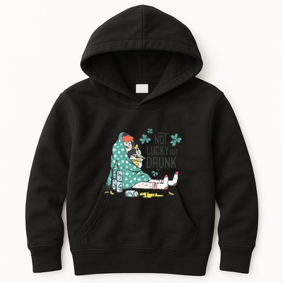 Not Lucky But Drunk Kids Hoodie