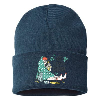 Not Lucky But Drunk Sustainable Knit Beanie