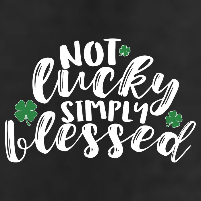 Not Lucky Simply Blessed Cool Comfort Performance Bucket Hat