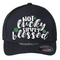 Not Lucky Simply Blessed Flexfit Unipanel Trucker Cap