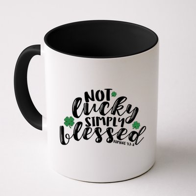 Not Lucky Simply Blessed Mug