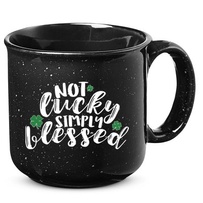 Not Lucky Simply Blessed 15oz Campfire Ceramic Mug