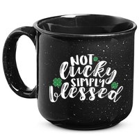 Not Lucky Simply Blessed 15oz Campfire Ceramic Mug
