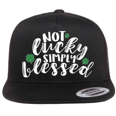 Not Lucky Simply Blessed Flatbill Hat