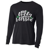 Not Lucky Simply Blessed Cooling Performance Long Sleeve Crew