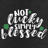 Not Lucky Simply Blessed Golf Towel