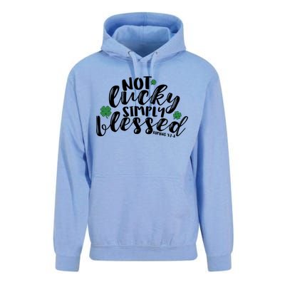 Not Lucky Simply Blessed Unisex Surf Hoodie