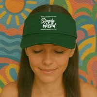 Not Lucky Simply Blessed Romans 4: 7-8 Visor