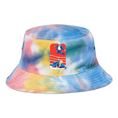 Not Me Us Bernie Sanders Tie Dye Newport Bucket Hat