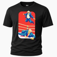 Not Me Us Bernie Sanders Cooling Performance Crew T-Shirt
