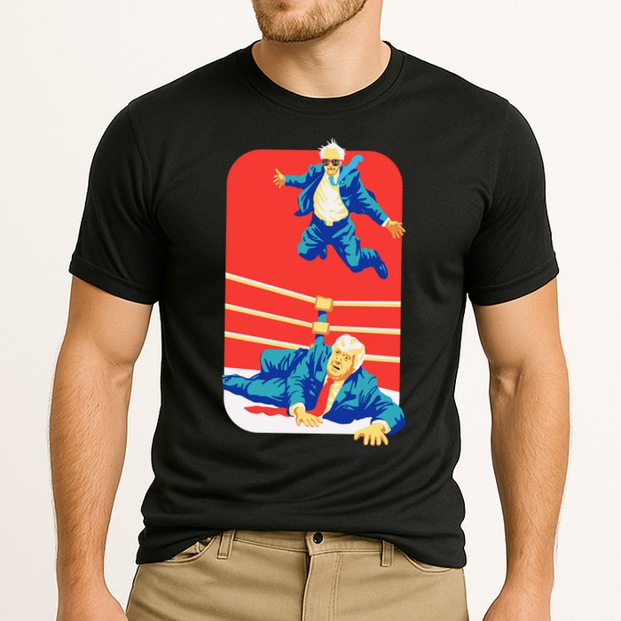 Not Me Us Bernie Sanders Cooling Performance Crew T-Shirt