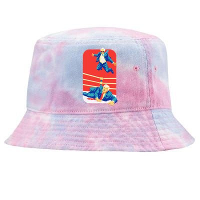 Not Me Us Bernie Sanders Tie-Dyed Bucket Hat