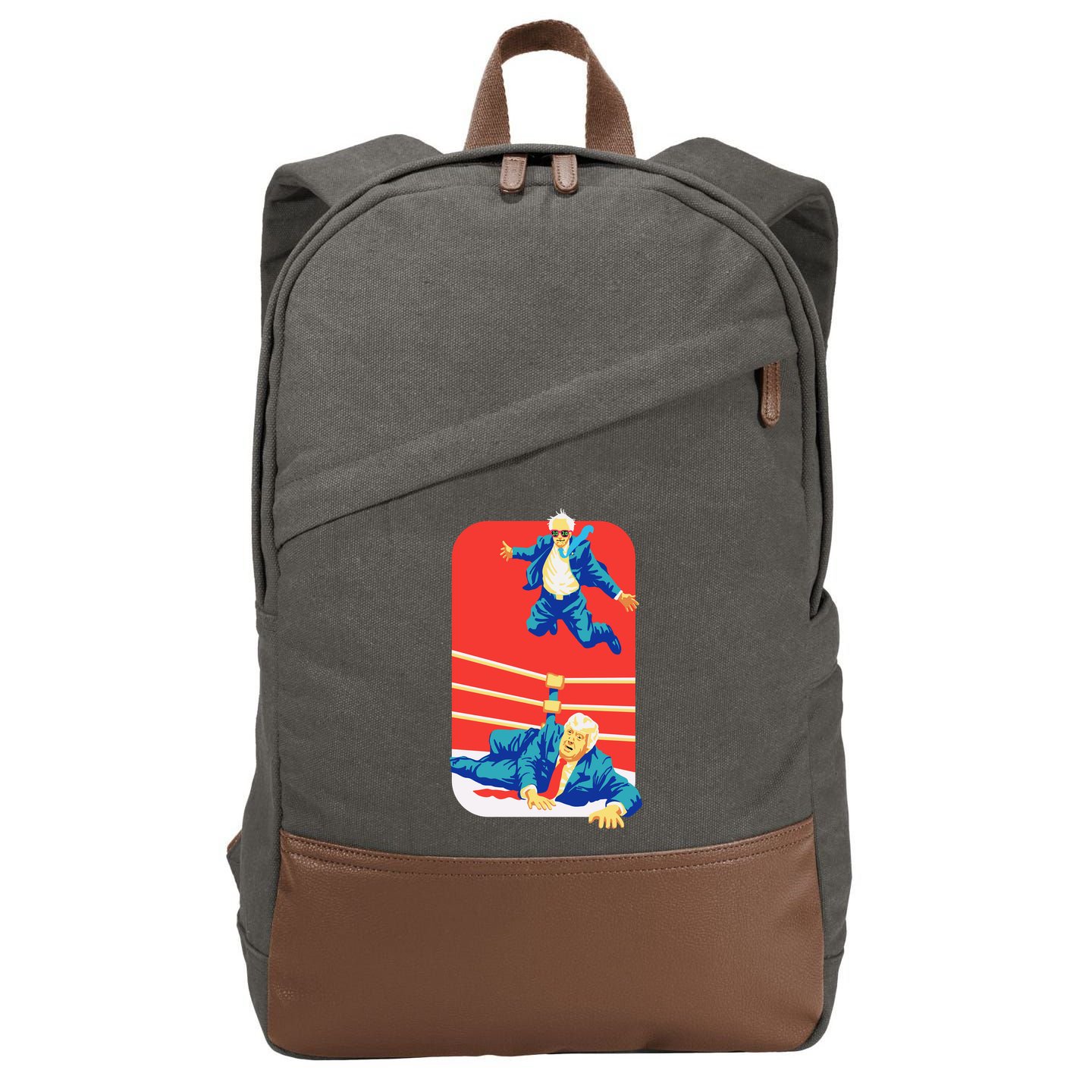 Not Me Us Bernie Sanders Cotton Canvas Backpack