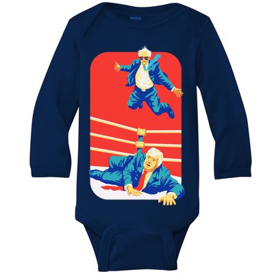 Not Me Us Bernie Sanders Baby Long Sleeve Bodysuit