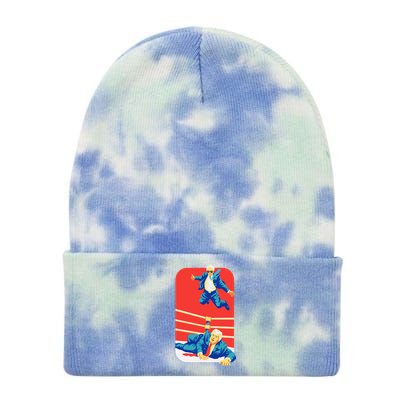 Not Me Us Bernie Sanders Tie Dye 12in Knit Beanie