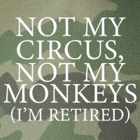 Not My Circus Not My Monkeys I'm Retired Legacy Tie Dye Trucker Hat
