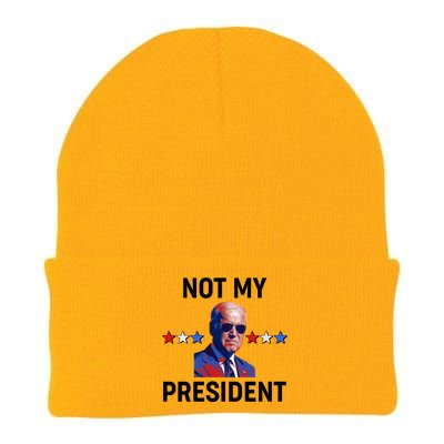 Not My President Anti Biden Pro Trump 2020 Election Knit Cap Winter Beanie