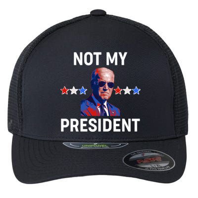 Not My President Anti Biden Pro Trump 2020 Election Flexfit Unipanel Trucker Cap