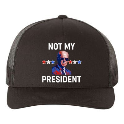 Not My President Anti Biden Pro Trump 2020 Election Yupoong Adult 5-Panel Trucker Hat