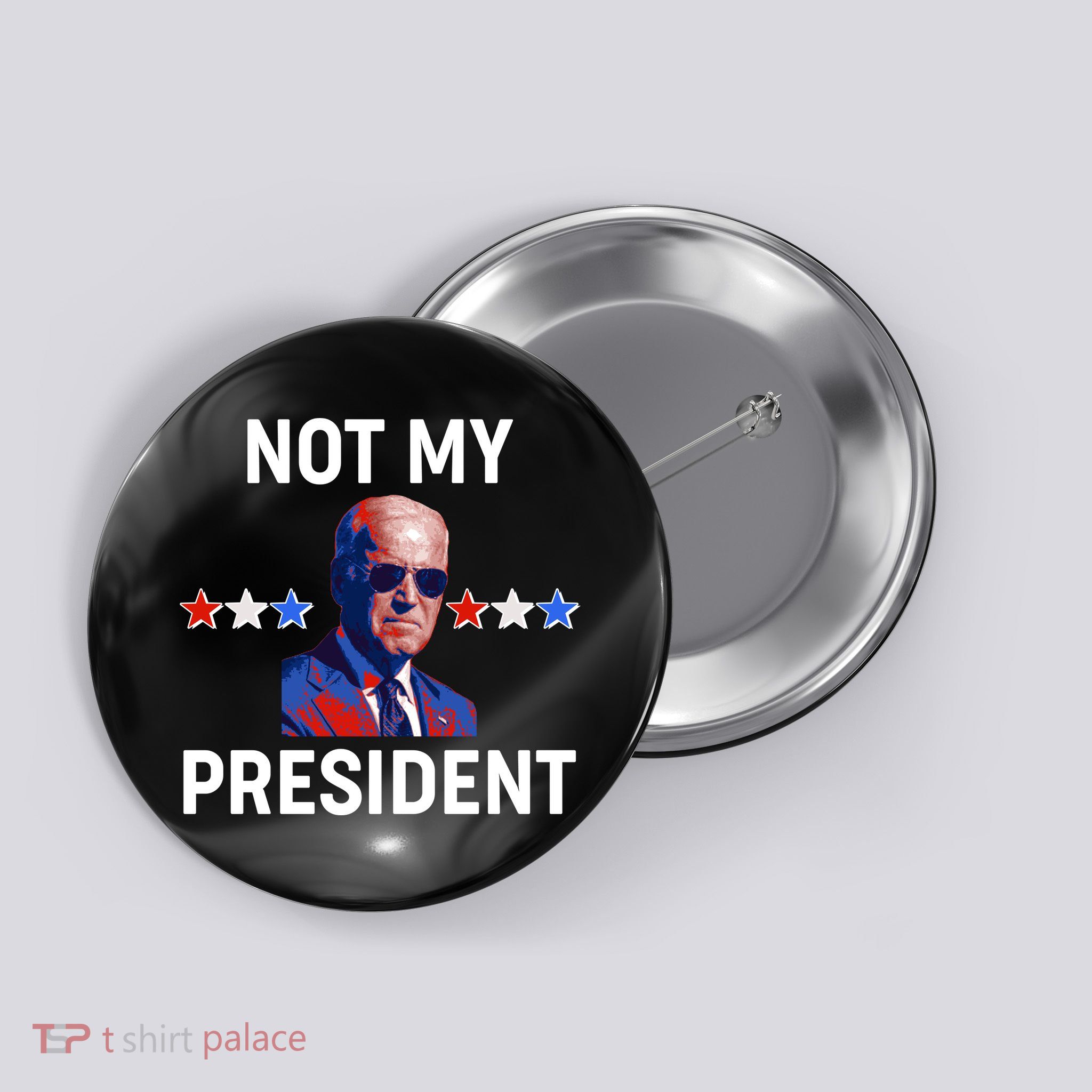 Not My President Anti Biden Pro Trump 2020 Election Button