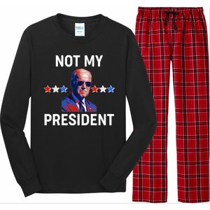 Not My President Anti Biden Pro Trump 2020 Election Long Sleeve Pajama Set