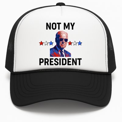 Not My President Anti Biden Pro Trump 2020 Election Trucker Hat