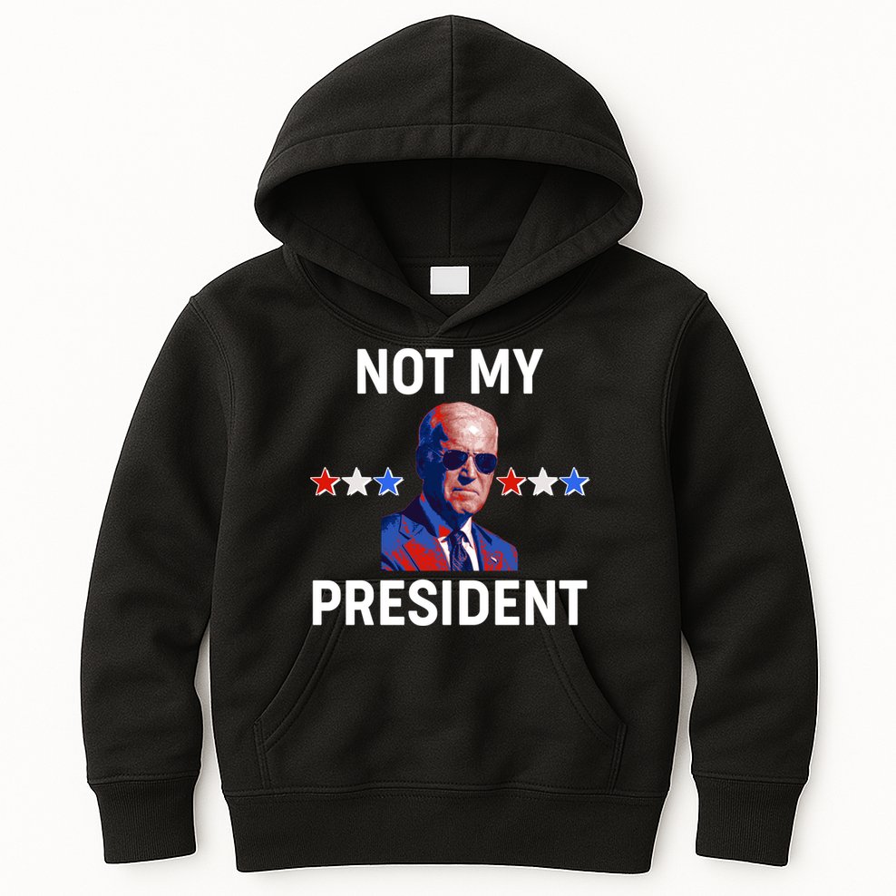 Not My President Anti Biden Pro Trump 2020 Election Kids Hoodie