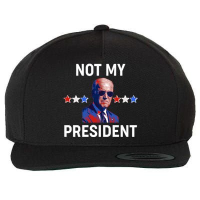 Not My President Anti Biden Pro Trump 2020 Election Wool Snapback Cap