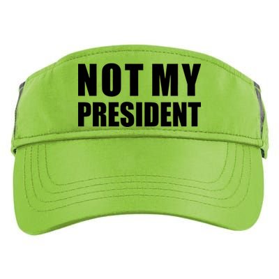 Not My President Classic Logo Adult Drive Performance Visor