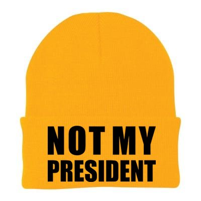 Not My President Classic Logo Knit Cap Winter Beanie