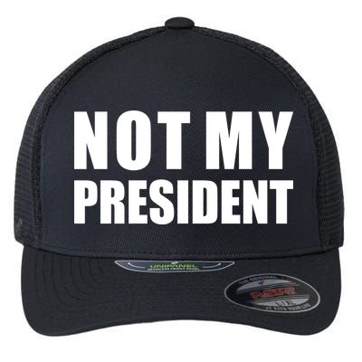 Not My President Classic Logo Flexfit Unipanel Trucker Cap