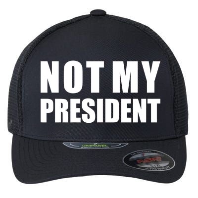 Not My President Classic Logo Flexfit Unipanel Trucker Cap