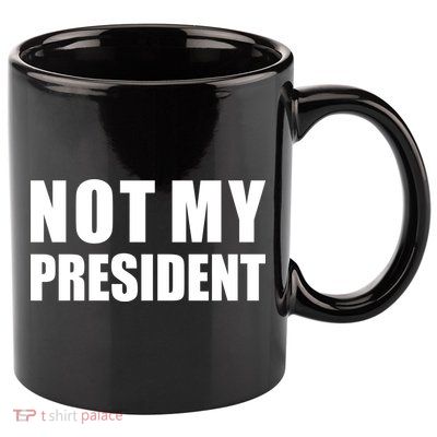 Not My President Classic Logo 11oz C Handle Ceramic Mug