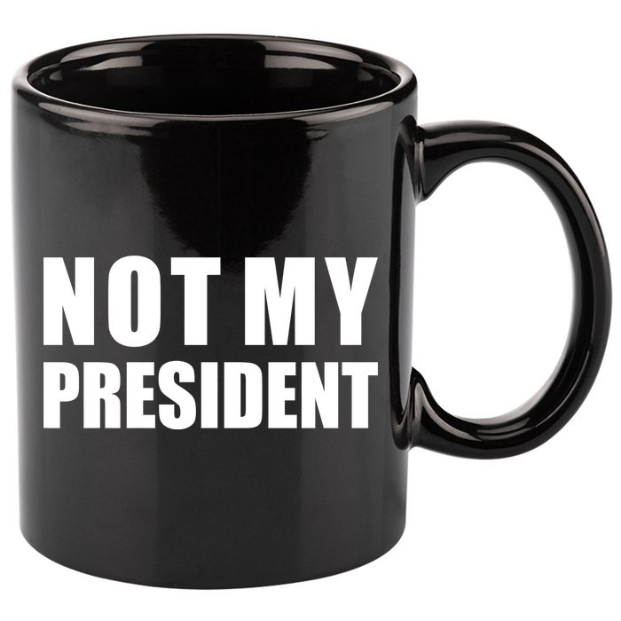 Not My President Classic Logo 11oz C Handle Ceramic Mug