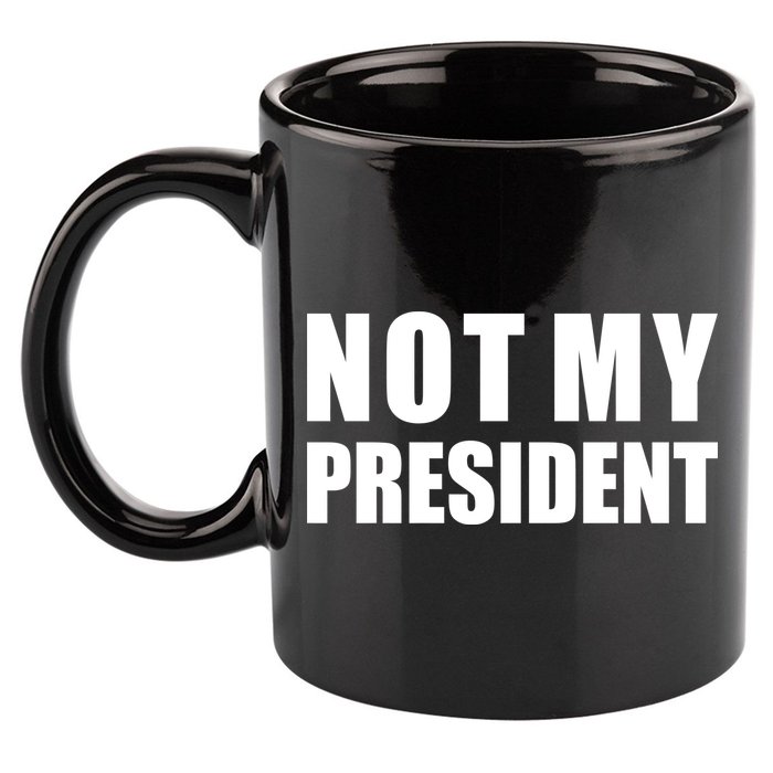 Not My President Classic Logo 11oz C Handle Ceramic Mug