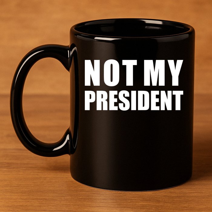 Not My President Classic Logo 11oz C Handle Ceramic Mug