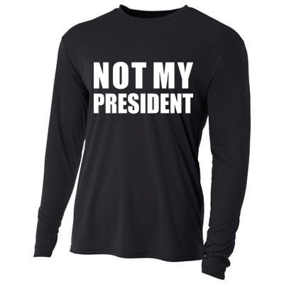 Not My President Classic Logo Cooling Performance Long Sleeve Crew