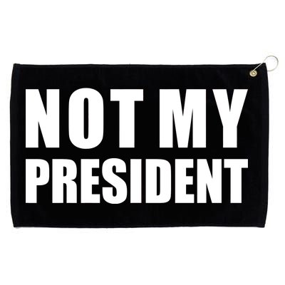 Not My President Classic Logo Grommeted Golf Towel