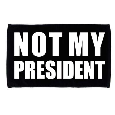 Not My President Classic Logo Microfiber Hand Towel