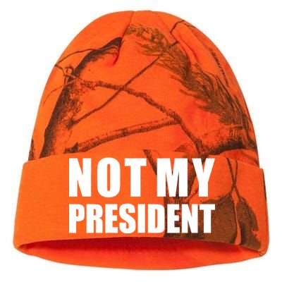 Not My President Classic Logo Kati Licensed 12" Camo Beanie