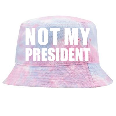 Not My President Classic Logo Tie-Dyed Bucket Hat