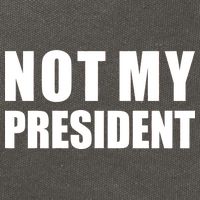 Not My President Classic Logo Cotton Canvas Backpack