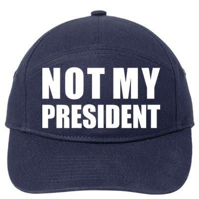 Not My President Classic Logo 7-Panel Snapback Hat