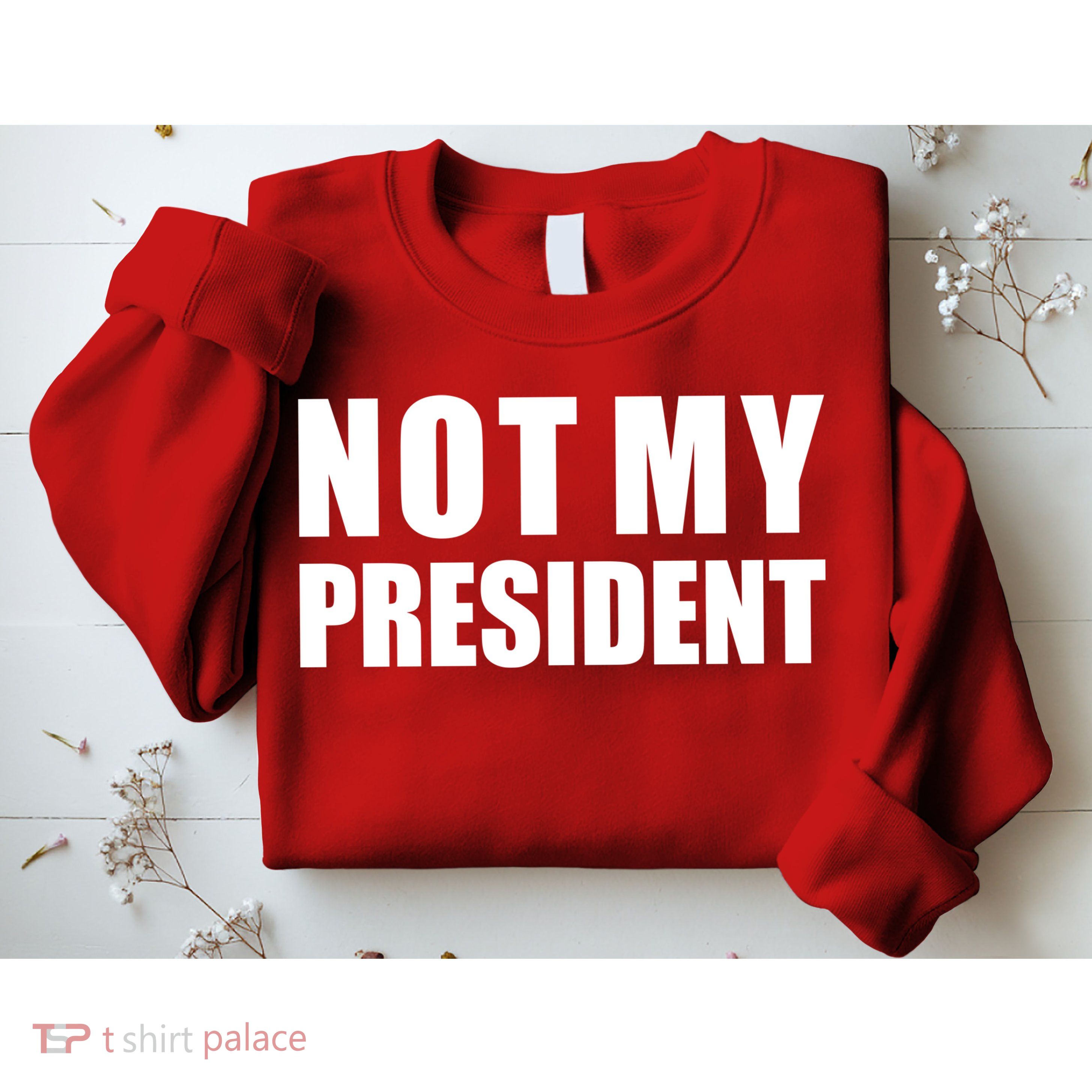 Not My President Classic Logo Sweatshirt