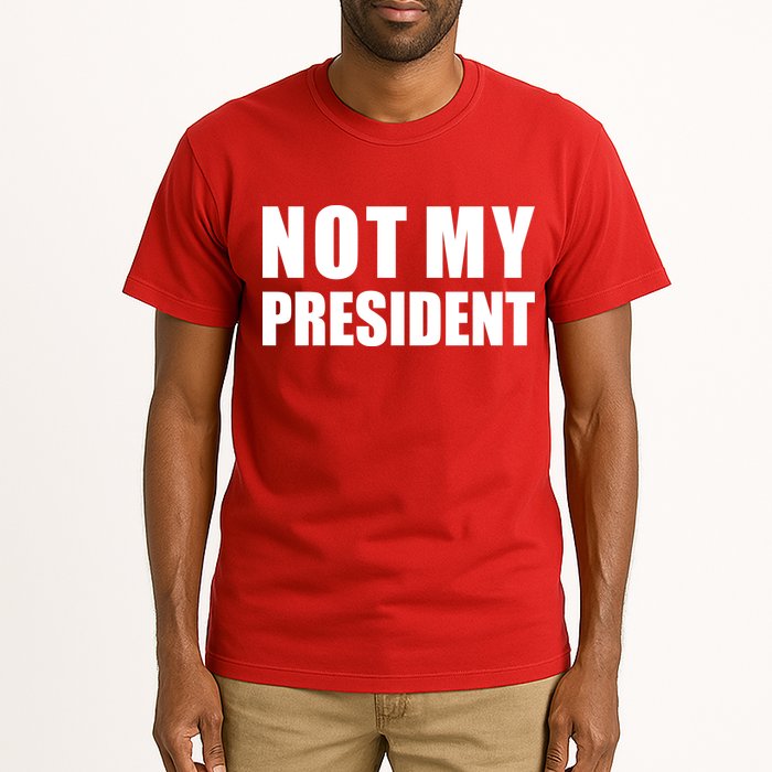 Not My President Classic Logo Tall T-Shirt