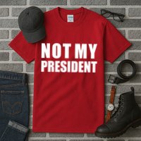 Not My President Classic Logo Tall T-Shirt