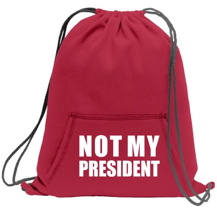 Not My President Classic Logo Sweatshirt Cinch Pack Bag