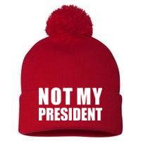 Not My President Classic Logo Pom Pom 12in Knit Beanie