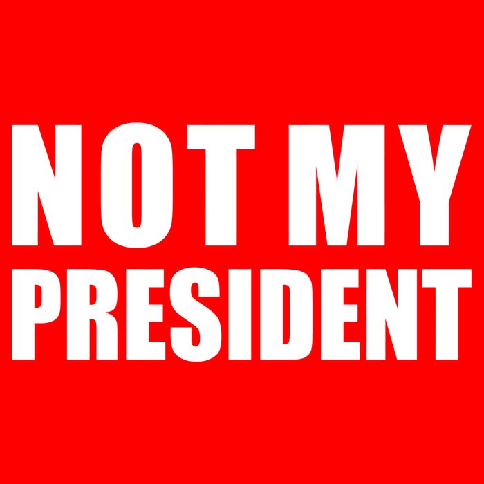 Not My President Classic Logo Tie-Dye T-Shirt